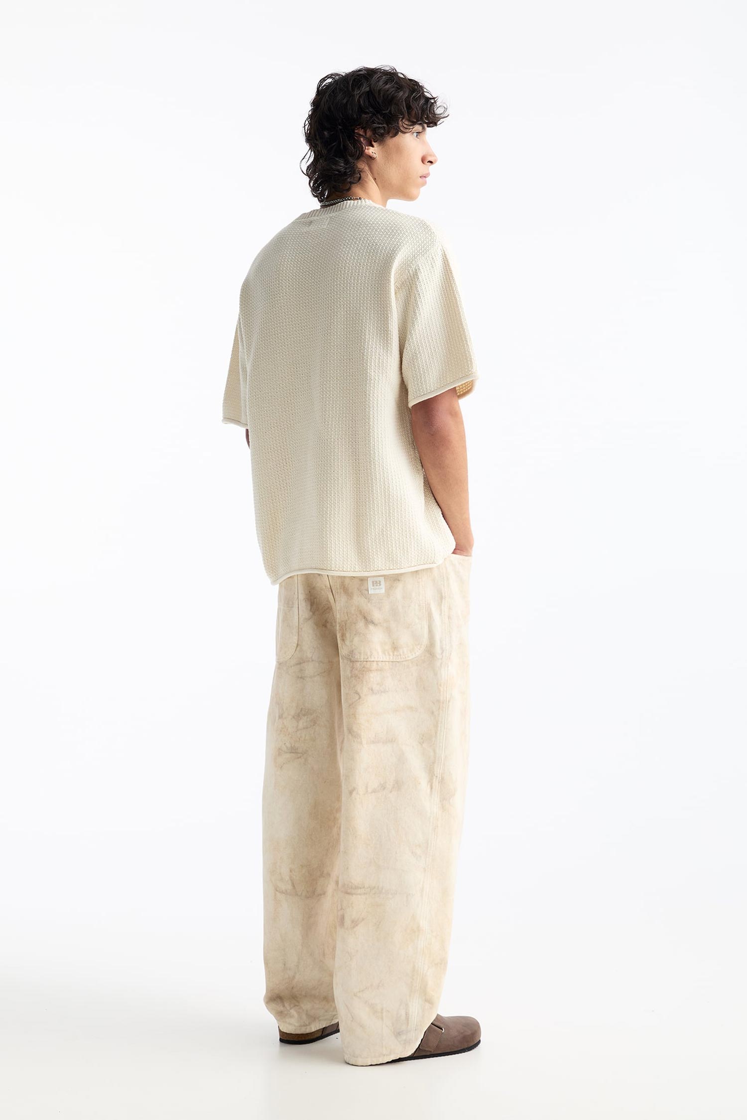 SHORT SLEEVE KNIT T-SHIRT - Imagen 2