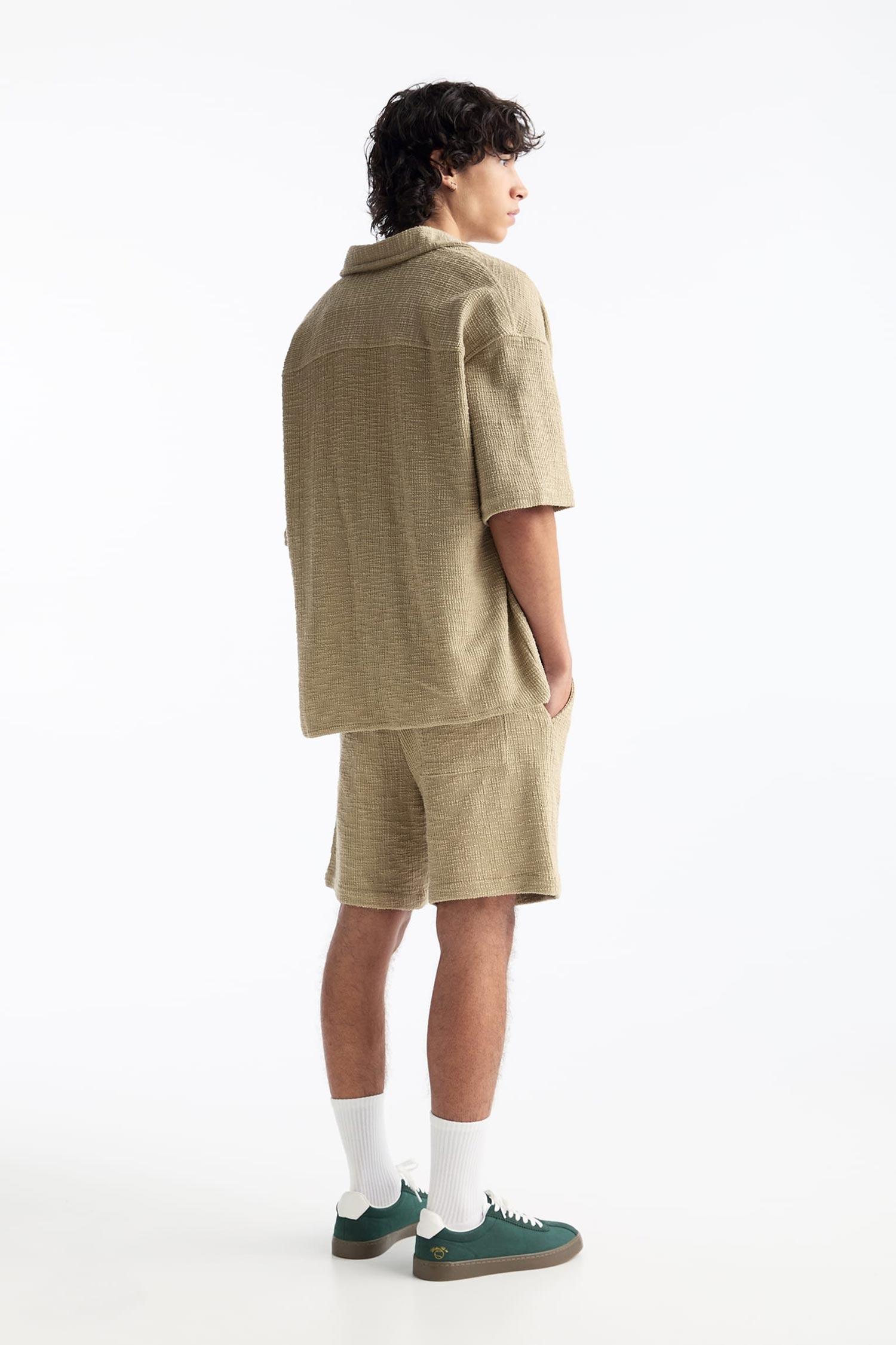 SHORT SLEEVE TEXTURED SHIRT - Imagen 2