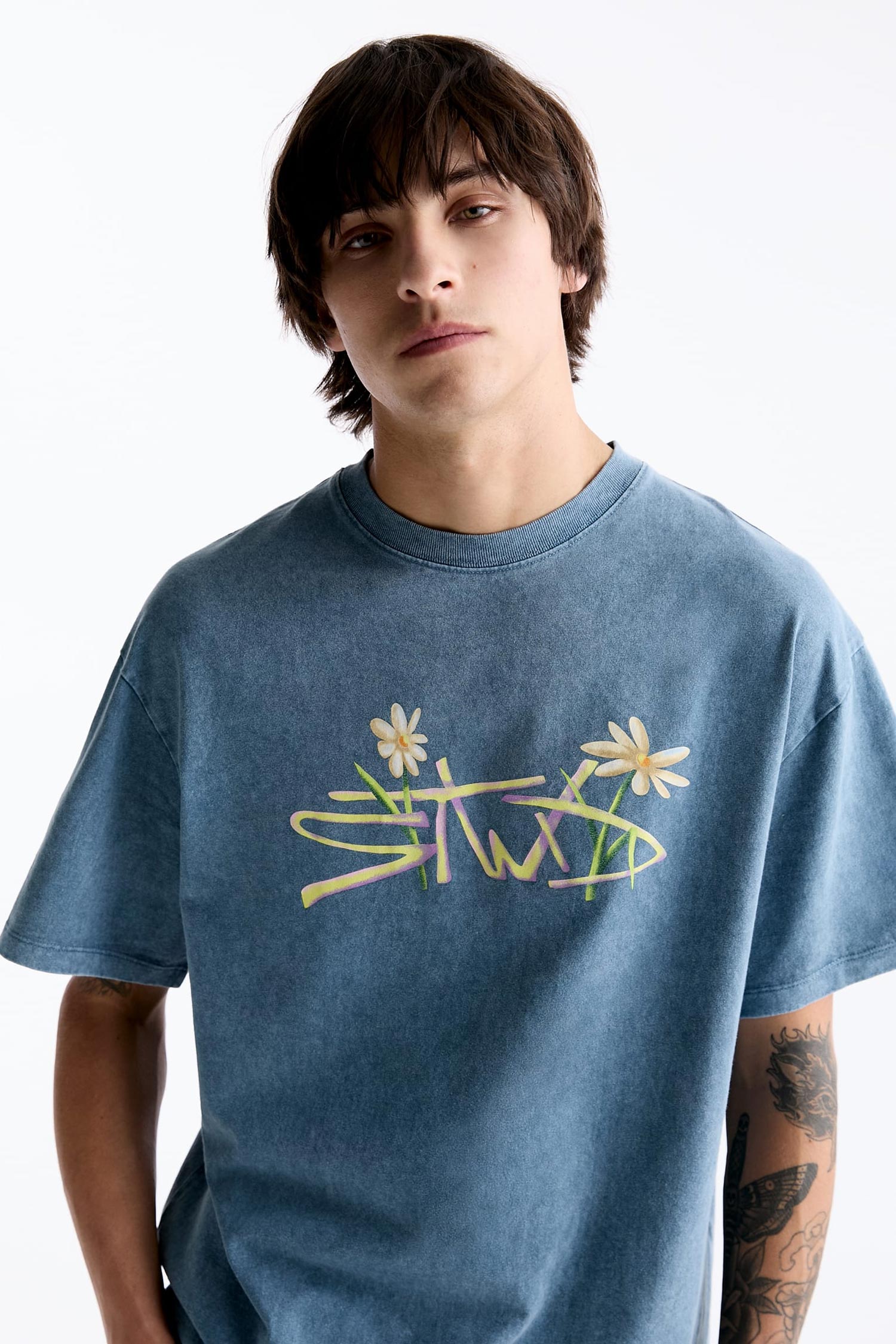 WASHED STWD FLORAL T-SHIRT - Imagen 3