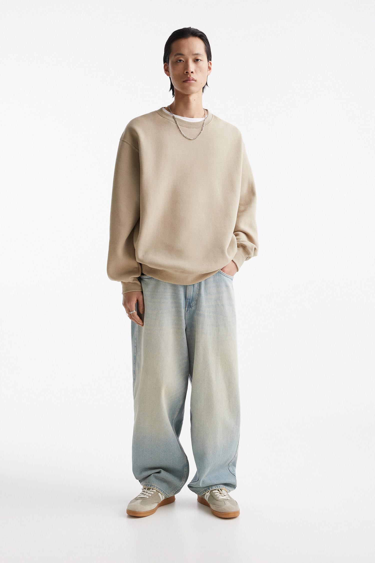 BASIC CREW NECK SWEATSHIRT - Imagen 3