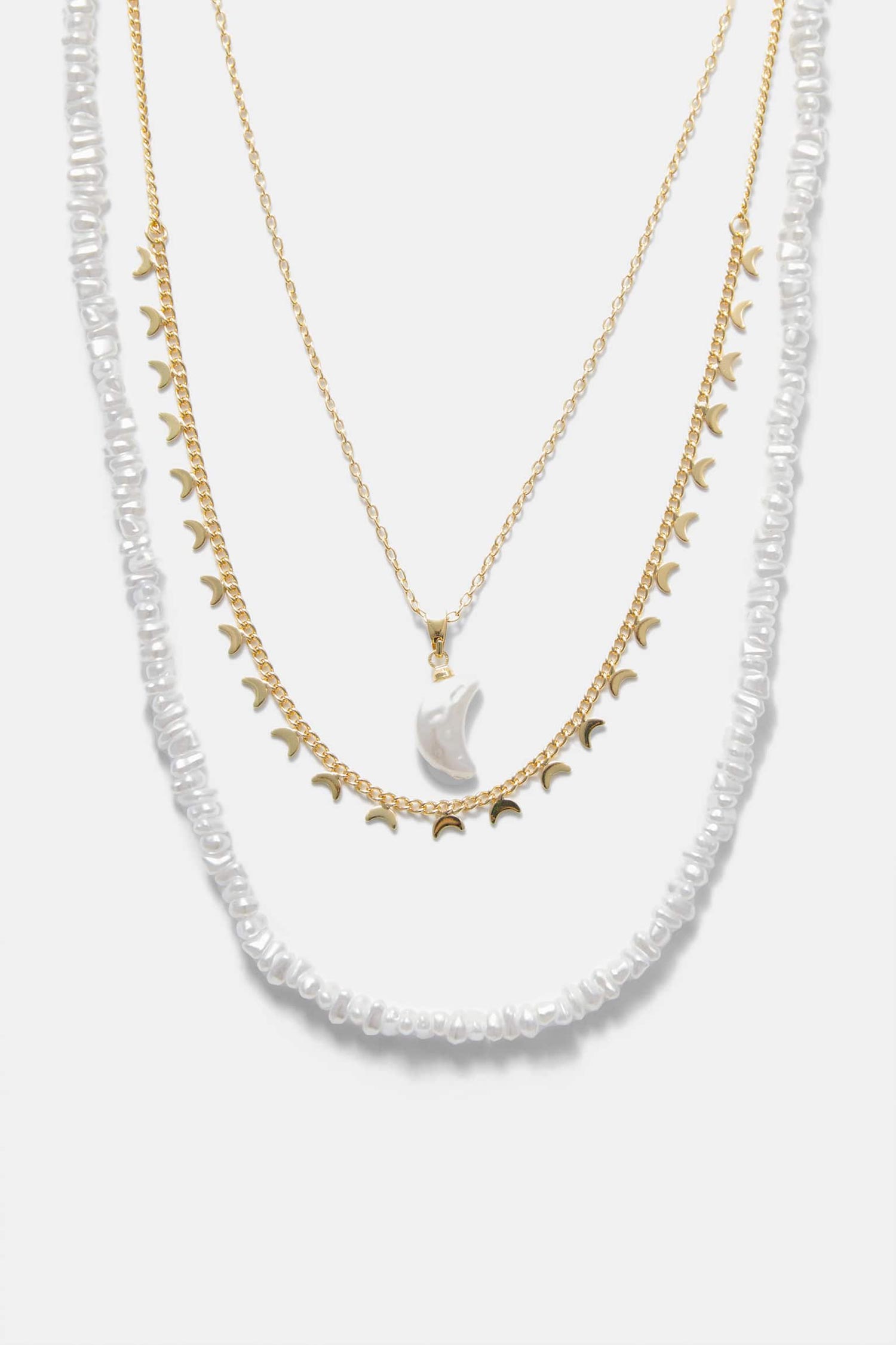 Pack of 3 moon necklaces - Imagen 2